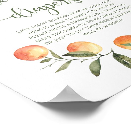 リトルかわいこちゃん深夜おむつポスター ポスター (角)