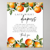 リトルかわいこちゃん深夜おむつ赤ちゃんシャワーゲーム ポスター (正面)