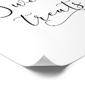 リトルかわいこちゃん甘いお菓子。柑橘類の甘いお菓子 ポスター (角)