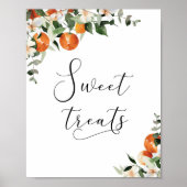 リトルかわいこちゃん甘いお菓子。柑橘類の甘いお菓子 ポスター (正面)