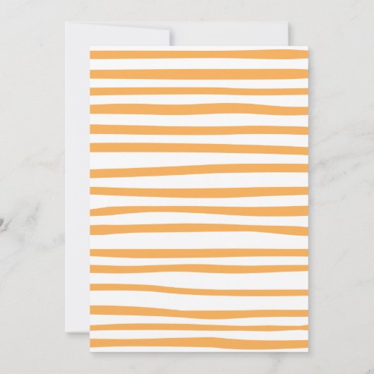 リトルかわいこちゃん男女兼用ベビーシャワー招待状 招待状 (裏面)