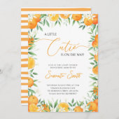 リトルかわいこちゃん男女兼用ベビーシャワー招待状 招待状 (正面/裏面)