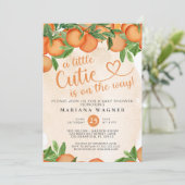 リトルかわいこちゃん男女兼用ベビーシャワー招待状 招待状 (スタンド正面)