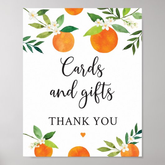 リトルかわいこちゃん緑のフローラカードとギフトサイン ポスター (正面)