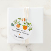 リトルかわいこちゃん緑のフローラベビーシャワー フェイバータグ (インサイチュ)