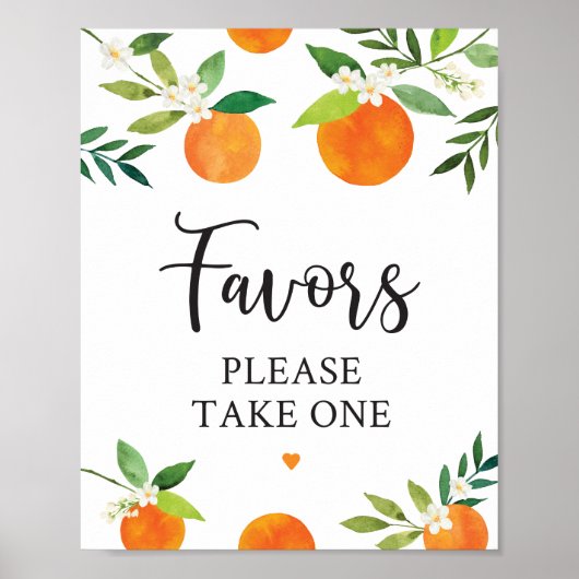 リトルかわいこちゃん緑のフローラ好意サイン ポスター (正面)