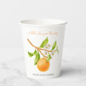 リトルかわいこちゃん美学ベビーシャワー 紙コップ (裏面)