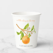 リトルかわいこちゃん美学ベビーシャワー 紙コップ (正面)