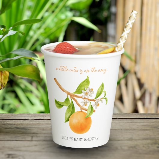 リトルかわいこちゃん美学ベビーシャワー 紙コップ