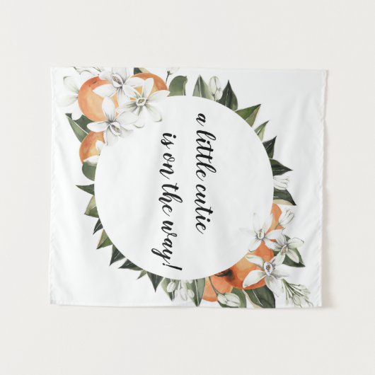 リトルかわいこちゃん背景少しかわいこちゃんが進んでいる タペストリー (正面(横))