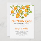 リトルかわいこちゃん誕生日パーティー 招待状 (正面)