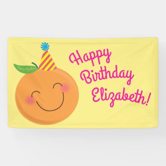 リトルかわいこちゃん誕生日パーティー 横断幕 (横)