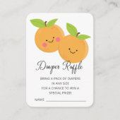 リトルかわいこちゃん赤ちゃんシャワーおむつラッフルエンクロージャー エンクロージャーカード (正面)