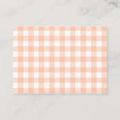 リトルかわいこちゃん赤ちゃんシャワーおむつラッフルカード エンクロージャーカード (裏面)