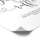 リトルかわいこちゃん赤ちゃんシャワーおむつラッフルサイン ポスター (角)