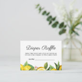 リトルかわいこちゃん赤ちゃんシャワーおむつラッフル エンクロージャーカード (スタンド正面)