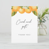 リトルかわいこちゃん赤ちゃんシャワーカードとギフトサイン 招待状 (スタンド正面)