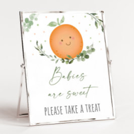 リトルかわいこちゃん赤ちゃんシャワートリートサイン ポスター