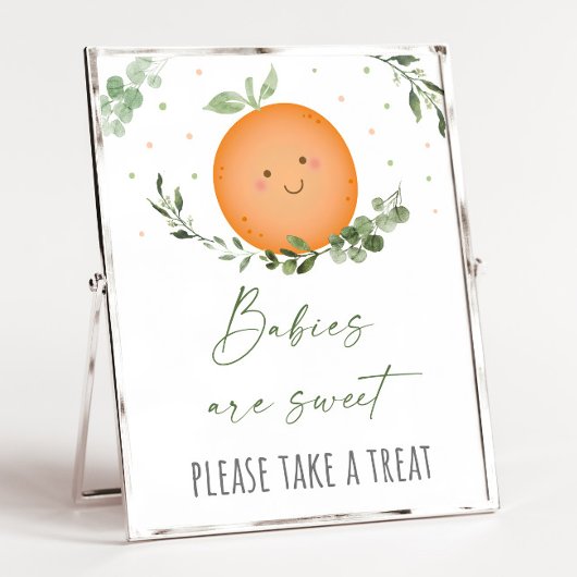 リトルかわいこちゃん赤ちゃんシャワートリートサイン ポスター