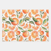 リトルかわいこちゃん赤ちゃんシャワーパターン ラッピングペーパーシート (正面3)