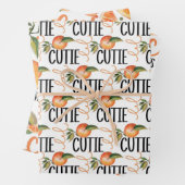 リトルかわいこちゃん赤ちゃんシャワーパターン ラッピングペーパーシート (インサイチュ)