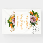 リトルかわいこちゃん赤ちゃんシャワーフローラとフルーツ 横断幕 (横)