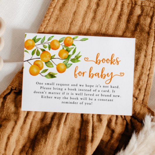 リトルかわいこちゃん赤ちゃんシャワーブックリクエスト エンクロージャーカード