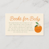 リトルかわいこちゃん赤ちゃんシャワーベビー本 エンクロージャーカード (正面)