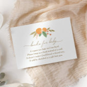 リトルかわいこちゃん赤ちゃんシャワーベビー本 エンクロージャーカード