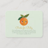 リトルかわいこちゃん赤ちゃんシャワーベビー本 エンクロージャーカード (正面)