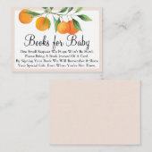 リトルかわいこちゃん赤ちゃんシャワーベビー本 エンクロージャーカード (正面/裏面)