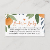 リトルかわいこちゃん赤ちゃんシャワーベビー本 エンクロージャーカード (正面)