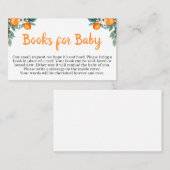 リトルかわいこちゃん赤ちゃんシャワーベビー本 名刺 (正面/裏面)