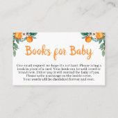 リトルかわいこちゃん赤ちゃんシャワーベビー本 名刺 (正面)