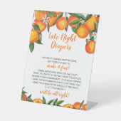 リトルかわいこちゃん赤ちゃんシャワー深夜おむつポスター 台座サイン (正面)