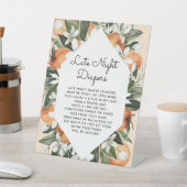 リトルかわいこちゃん赤ちゃんシャワー深夜おむつポスター 台座サイン (インサイチュ)