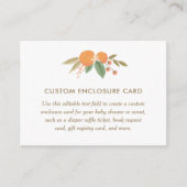 リトルかわいこちゃん赤ちゃんシャワー表示シャワーエンクロージャ エンクロージャーカード (正面)