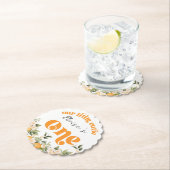 リトルかわいこちゃん1位の柑橘系オレンジ ペーパーコースター (インサイチュ)