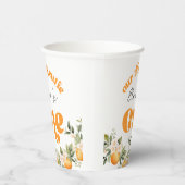 リトルかわいこちゃん1位の柑橘系オレンジ 紙コップ (右)