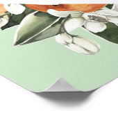 リトルかわいこちゃん1歳の誕生日パーティー歓迎ポスター ポスター (角)