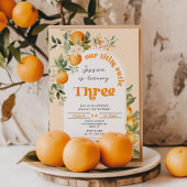 リトルかわいこちゃん3歳の誕生日パーティー 招待状