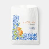 リトルかわいこちゃん |ク地中海のレメンチン青タイル フェイバーバッグ (正面)