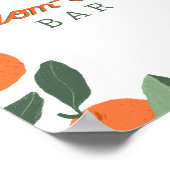 リトルかわいこちゃんMOM-osaバーサイン – Citrusベビーシャワー ポスター (角)