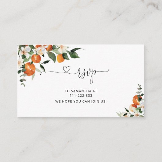 リトルかわいこちゃんRSVPエンクロージャカード エンクロージャーカード (正面)