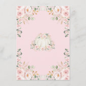 リトルかわいらしカボチャバラ金ゴールドブックベビー エンクロージャーカード (裏面)