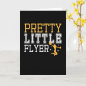 リトルかわいらしフライヤーチアリーティング カード (黄色い花)