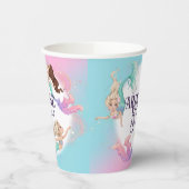 リトルかわいらしマーメイド紙カップ 紙コップ (左)