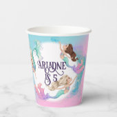 リトルかわいらしマーメイド紙カップ 紙コップ (裏面)