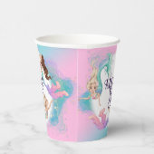 リトルかわいらしマーメイド紙カップ 紙コップ (右)