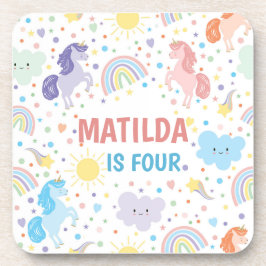 リトルかわいらしユニコーン懸命コースター コースター